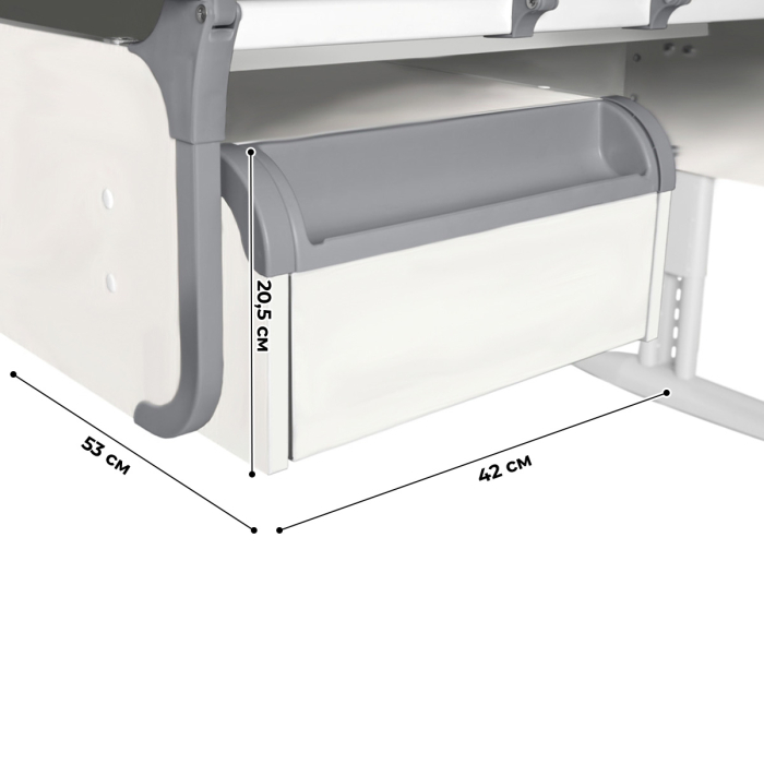 Характеристики Тумба подвесная ТСН.04 для парт Дэми СУТ-25/31/42/45/62 Характеристики Тумба подвесная ТСН.04 для парт Дэми СУТ-25/31/42/45/62