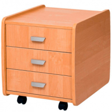 Тумба выкатная Астек на 3 ящика Тумба выкатная Астек на 3 ящика Детская мебель / Тумбы и стеллажи